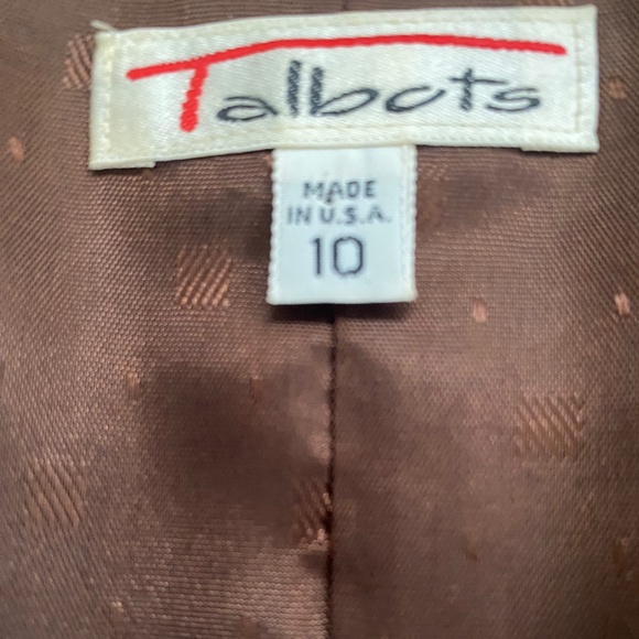 Talbots Brown Blazer - Picture 3 of 6
